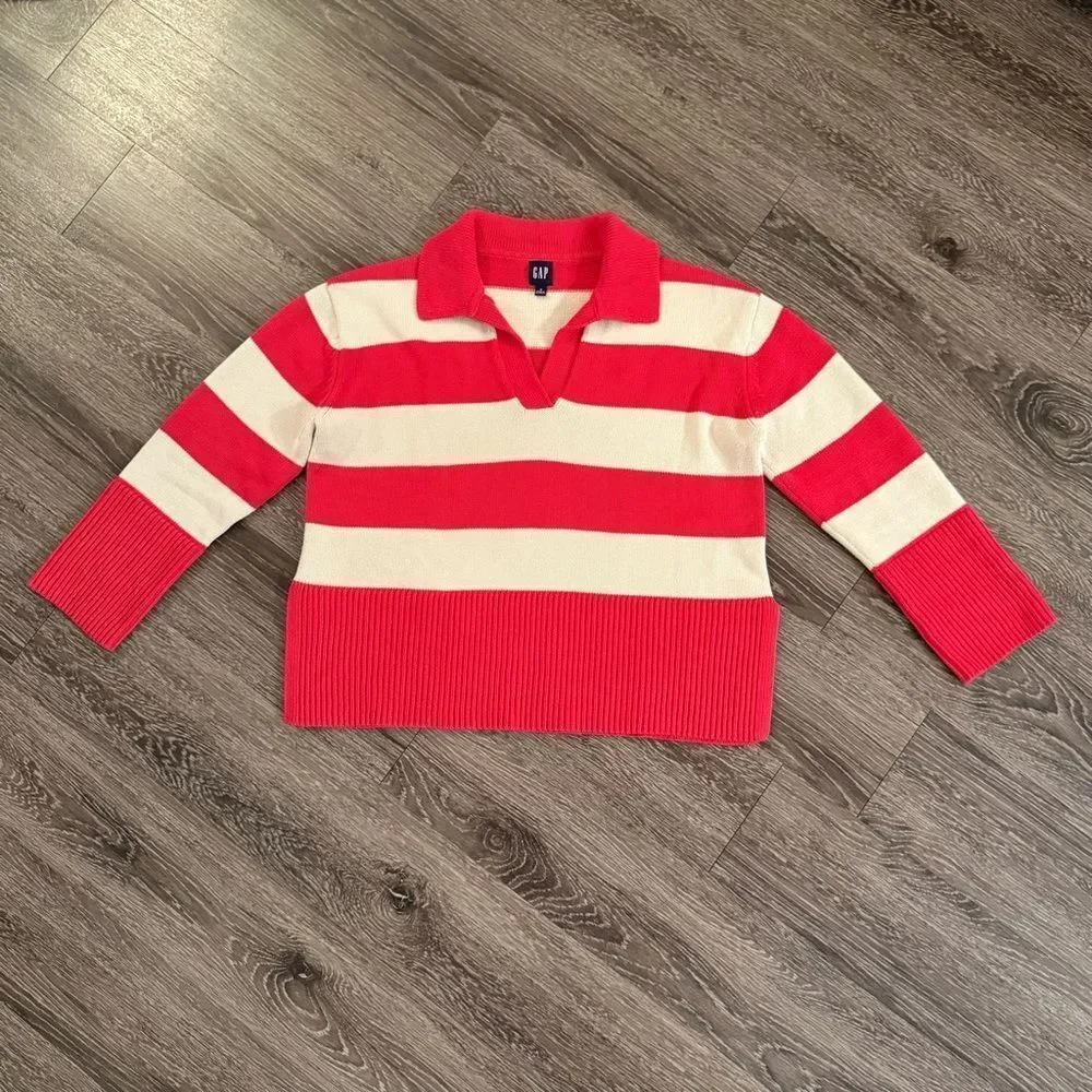 Gap Split Hem Polo Sweater